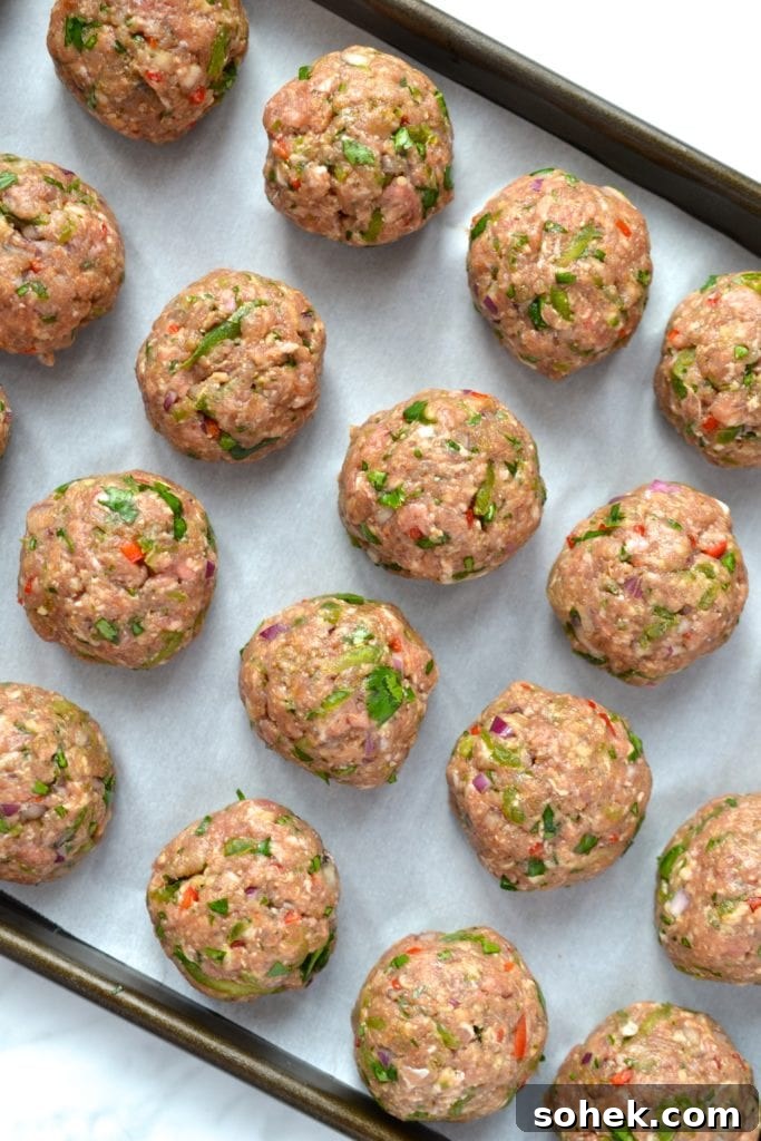 Mexican Meatballs | Every Last Bite Mexican Meatballs