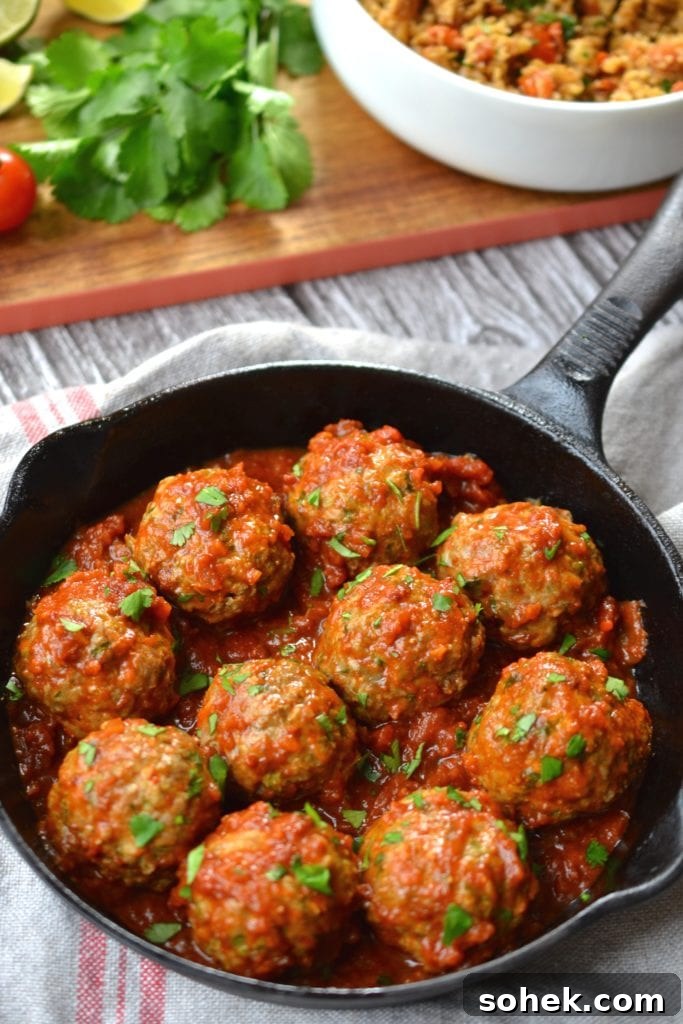 Mexican Meatballs | Every Last Bite Mexican Meatballs
