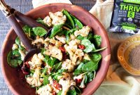 Roasted Cauliflower Salad with Mushroom Vinaigrette Recipe