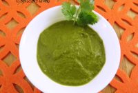 Coriander Mint Green Chutney for Sandwiches