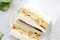Microwave Gilgeori Toast: Korean Egg and Carrot Sandwich