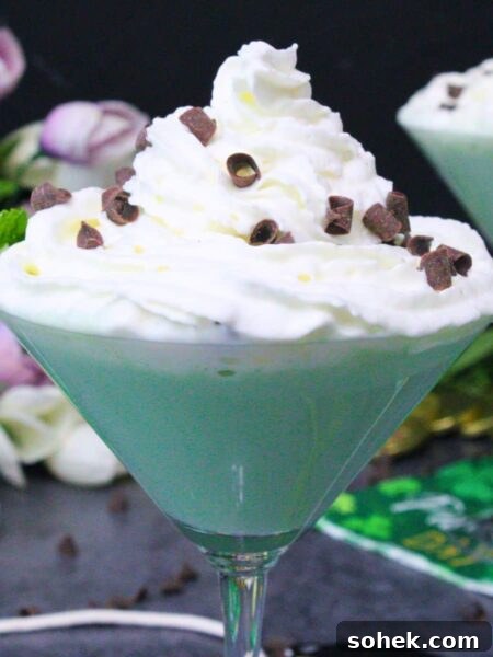 baileys mint martini