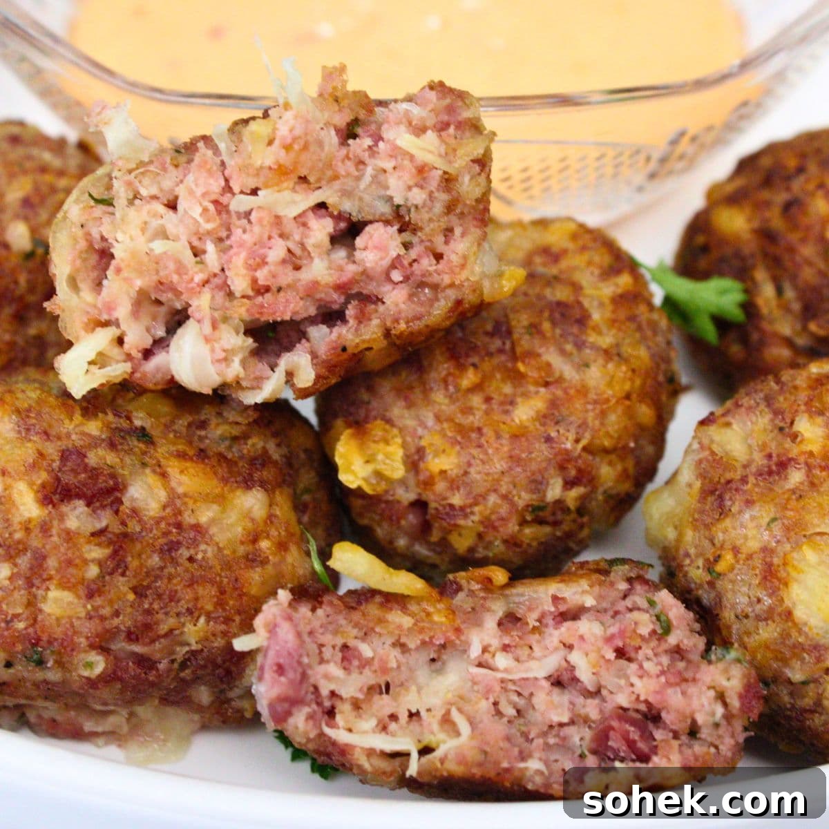 reuben meatballs