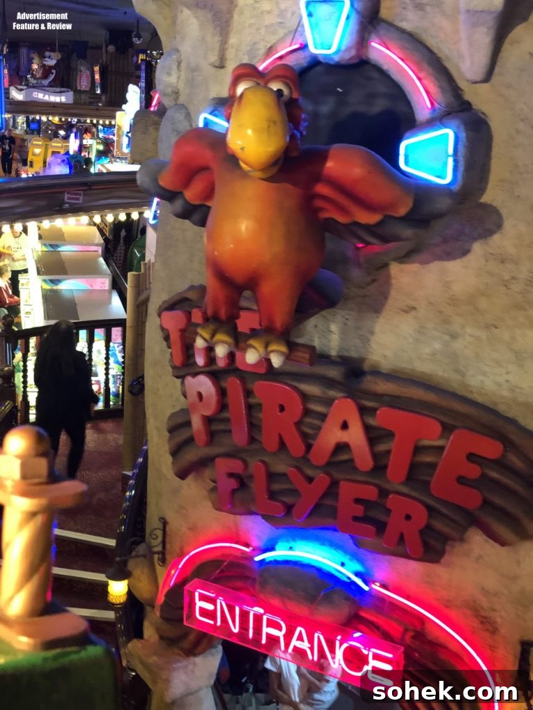 the pirate flyer coral island blackpool