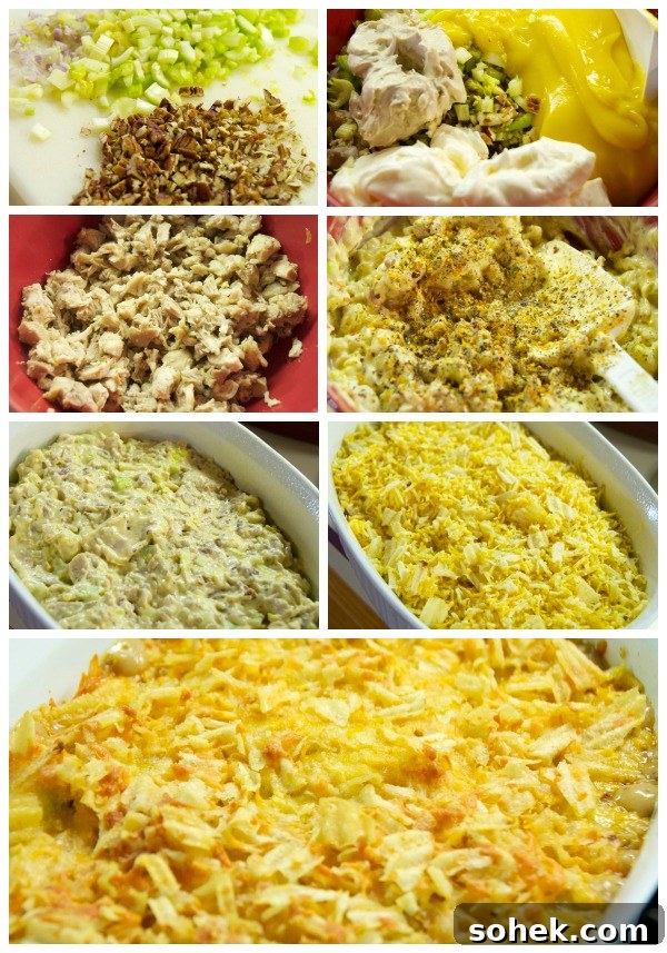 Crispy Pecan Chicken Casserole Recipe Steps