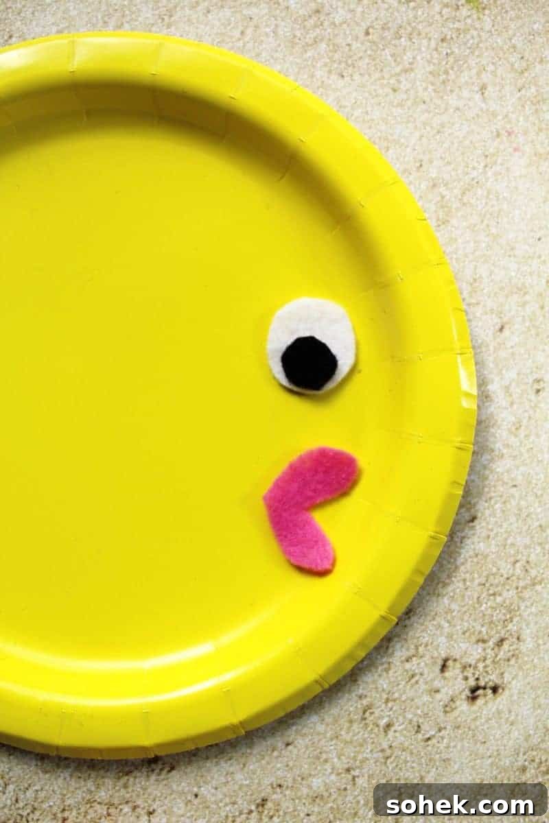 Bright and colorful paper plate fish craft is a fun and easy summer craft idea for children to make at home or in preschool. This easy paper plate craft is made using a paper plate, craft felt or paper, and glue.