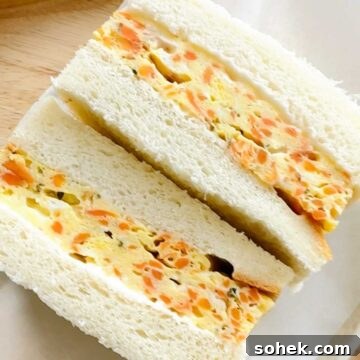 Microwave egg frittata sandwich with carrots