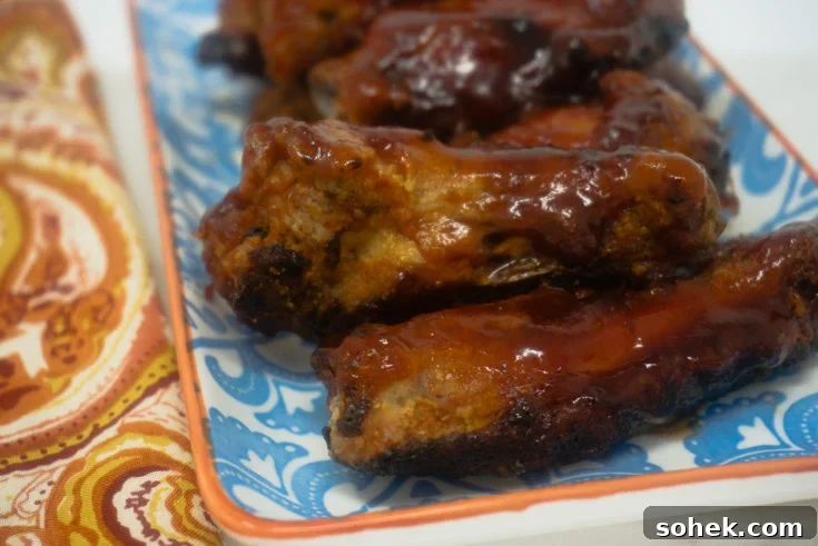 Barbecue Chicken Wings in Air Fryer