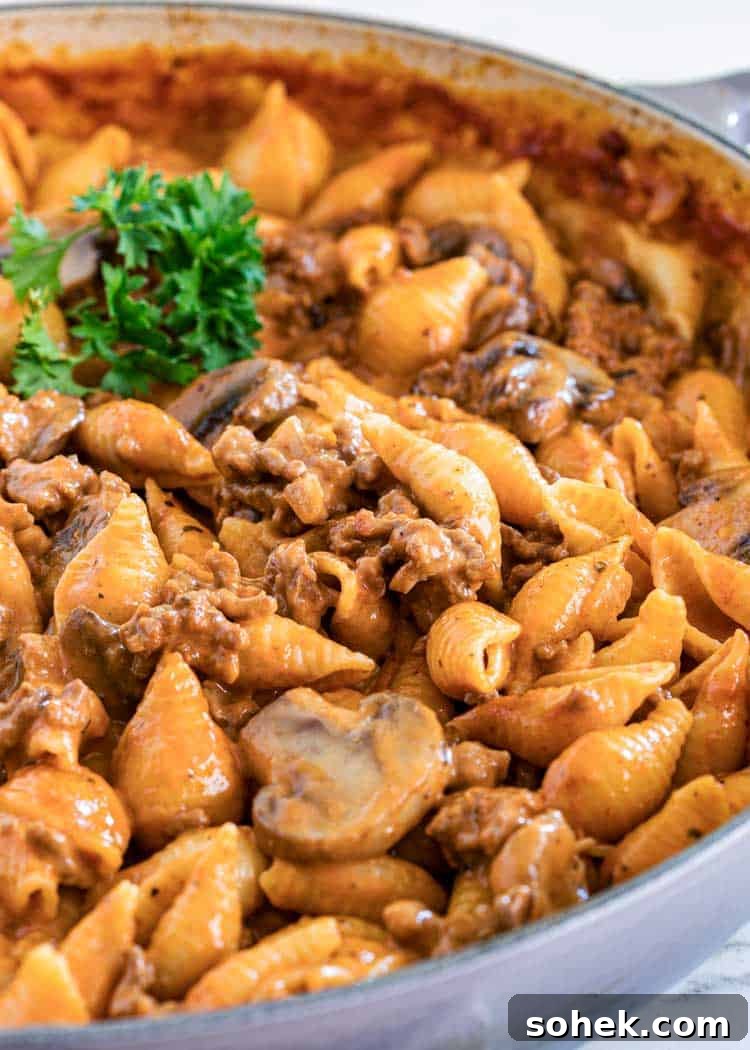 Creamy Beef Pasta