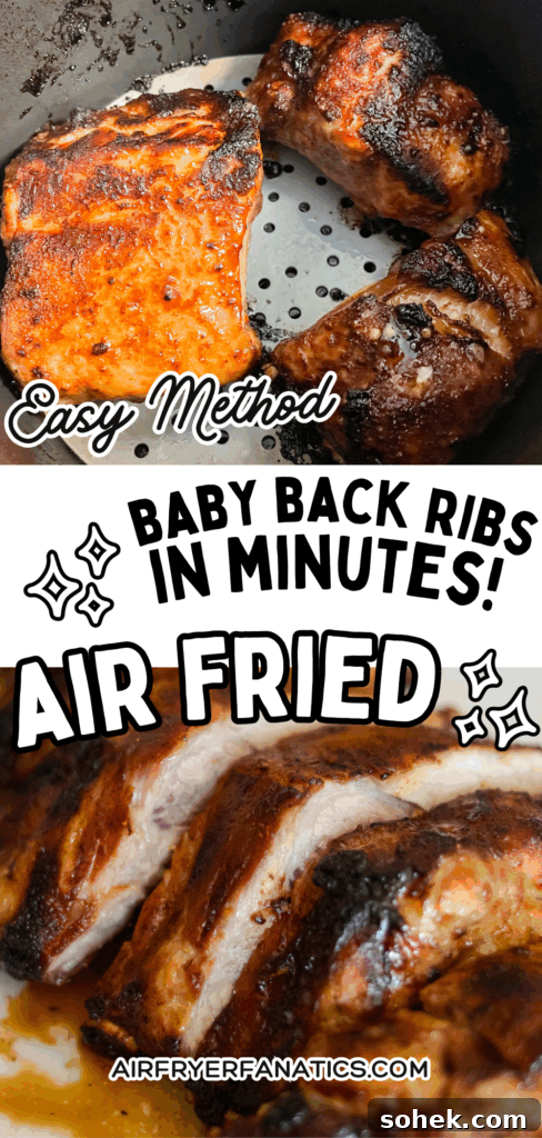 air fryer baby back ribs recipe